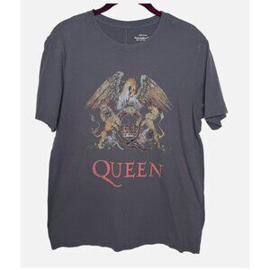 Abercrombie & Fitch Queen Band Shirt Size Small Gray Soft AF Collection